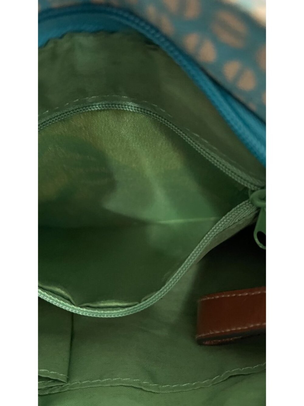 Merona Floral Crossbody Bag With Faux Leather Strap Vibrant Tropical Design And - Picture 5 of 6